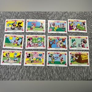 Vintage Minnie and Me Disney Trading Cards - Bundle of 12